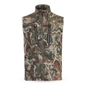 2-Layer Camouflage Soft Shell Vest Functional Hunting Vest