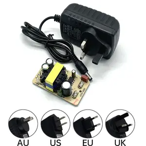 Fabrika doğrudan satış 9v3a ab/AU/abd/İngiltere tak anahtarlama adaptörü güç kaynağı 9v AC DC adaptörü güç için led şerit lamba