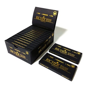 Papiers à rouler Richer Basic Three In One Package King Slim Size Gold Stamp Packaging - Product Image 1