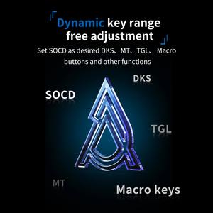 Ajazz AK820 Max Ultra Clavier à commutateur magnétique 3 modes double 8K 0.01mmRT 8000mAh avec bouton pour <span class=keywords><strong>Amazon</strong></span>/shopify/Ebay/AliExpress - Product Image 4