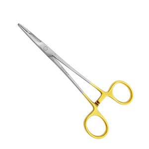 Olsen Hegar Soporte de Aguja Fórceps Quirúrgicos TC Insertos de Carburo de Tungsteno Anillos Dorados Hechos Acero Instrumentos de Metal Conjunto de Instrumentos - Product Image 3