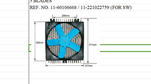 XTY pièces de rechange 11-60106668 11-221022759 ventilateur VA70A-BP51/C-<span class=keywords><strong>36A</strong></span> pour voiture pour SW pour <span class=keywords><strong>Bus</strong></span> - Product Image 3