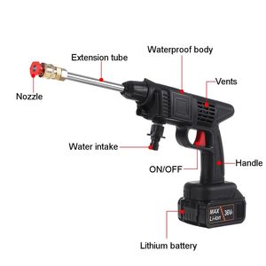 Pistola de Espuma Inalámbrica Portátil de Alta Presión de 24v con Cabezal de Aleación, 600W, para Lavado de Autos - Product Image 2