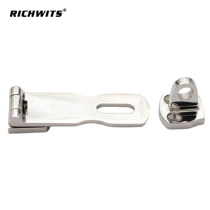 RICHWITS Pestillo de Puerta de Acero Inoxidable 316 con Gancho Giratorio, Herraje Marino para Uso en Yates y Embarcaciones - Product Image 5