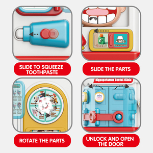 Giocattolo Musicale Elettronico Montessori a Forma di Esadecaedro, Scatola delle Attività per Bambini, <span class=keywords><strong>Puzzle</strong></span> Educativo in Plastica - Product Image 2