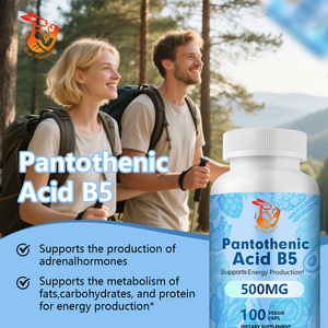 Cápsulas de Ácido Pantoténico B5 al por Mayor de Fábrica, con Ácido Pantoténico, Apoya el Metabolismo de Grasas, Carbohidratos y Proteínas - Product Image 5