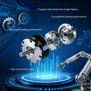 24V DC điện phanh nhỏ mất điện điện từ phanh mới công nghiệp tắt điện phanh từ các nhà sản xuất - Product Image 1