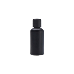 Botellas azules negras brillantes personalizadas de alta calidad, botella de suero de vidrio, 10ml, 30ml, 50ml, botella de vidrio de aceite esencial ultravioleta con tapa - Product Image 5