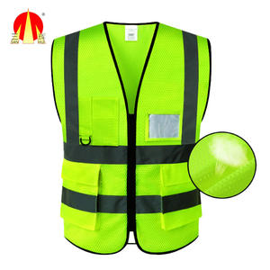 अनुकूलन योग्य लोगो हाय वर्कवियर जैकेट स्वेटर जींस पॉलिएस्टर सुरक्षा: चिंतनशील लाइनों और सिंटा के साथ - Product Image 4