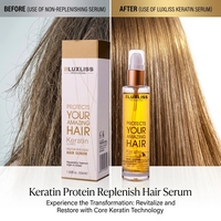 Qst-sérum pour cheveux à la kératine, produit de luxe, huile d'argile, nourrissant, réparation pour cheveux