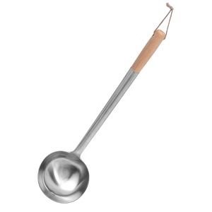 Ensemble d'ustensiles en acier inoxydable de qualité de Chef, spécialité de <span class=keywords><strong>Wok</strong></span> chinois, spatule, louche de Restaurant, les Chefs utilisent des louches, cuillère de <span class=keywords><strong>Wok</strong></span> de soupe - Product Image 2