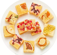 Cubes de sucre jaune thé sacs individuels saveur chrysanthème/Rose/baies de Goji/citron/Hibiscus