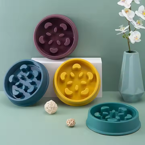 Hochwertige Slow Feeder <span class=keywords><strong>Dog</strong></span> <span class=keywords><strong>Bowl</strong></span> aus Kunststoff Rutsch feste Haustiers chale mit rutsch festem Boden für Camping für Katzen - Product Image 6
