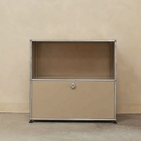 Nuevo Mueble Modular Multifuncional para Libros 2026, Estilo Bauhaus, de Acero Inoxidable, para Sala de Estar, Hogar u Hotel