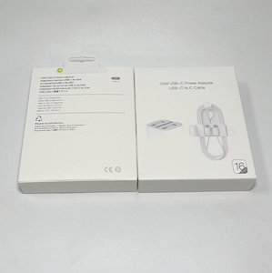 Adaptador PD de 35W QC3.0 USB Tipo C, <span class=keywords><strong>Cargador</strong></span> Rápido con Enchufe EU/US/UK, Cable de Carga USB C para <span class=keywords><strong>iPhone</strong></span> 14, 15, 16, 17, 18, 13 Pro Max - Product Image 5