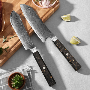 Cuchillo de Cocina Premium de Acero Damasco de 67 Capas, Juego de Cuchillos de <span class=keywords><strong>Chef</strong></span> Japoneses Vg10, Cuchillo Gyuto Damasco con Mango de Fibra de Carbono Negra - Product Image 2