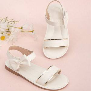 Girls' Sandals Summer New Middle and <b>Big</b> Children's Casual Flat Soft Sole Princess Shoes Little Girl Beach Shoes - Product Image 6