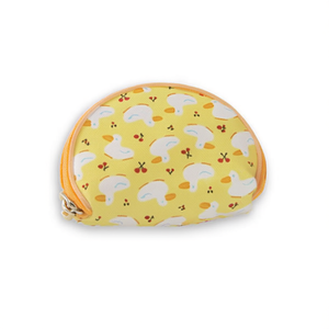 Portamonete a forma di animale dei cartoni animati, semicircolare, 11,5x9 cm, con portachiavi, per bambini e ragazze - Product Image 1