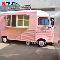 Truth Manufacture Ice Cream Vintage Van Snack Catering Trailer Electric Mobile Retro Food Truck for Sale in Usa