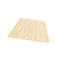 Brochettes rondes en bambou jetables de qualité alimentaire 2,5 mm * 18 cm