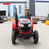 Tracteur agricole hydraulique fabriqué en Chine, le moins cher, en vente, 50 ch, 60 ch, 70 ch, 80 ch, avec chargeur excavateur