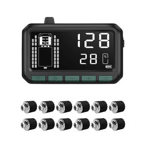Système de surveillance de la pression des pneus numérique à 12 capteurs en gros, capteurs de pression TPMS pour camions lourds, autobus, remorques 24V >200psi - Product Image 2