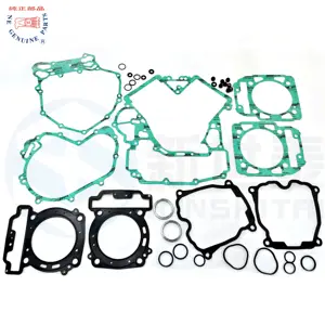 Customizer NE brand motorcycle full metal flat graphite gasket complete set for 800 with o ring rubber parts