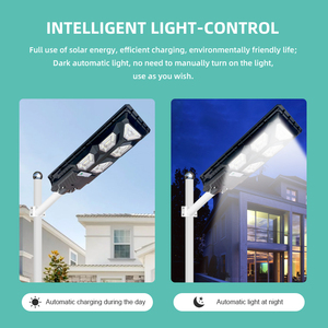 900 da esterno luce solare All-In-One con sensore di energia solare luce solare IP65 lampioni stradali - Product Image 6
