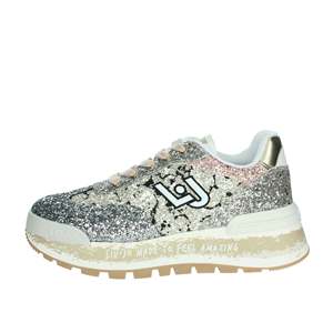 Baskets Liu-Jo Donna Amazing 26 Argento Silver Glitter Style plateforme - Product Image 1