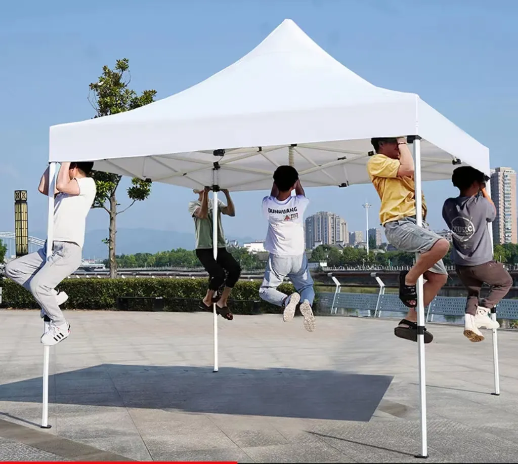 Tenda a baldacchino con struttura in acciaio, prezzo di fabbrica personalizzato, tenda pieghevole