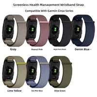 Bracelet en nylon à fermeture auto-agrippante pour bracelet intelligent Garmin CIRQA (sans écran), bracelet de sport réglable en velcro de remplacement