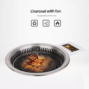 Barbecue à charbon coréen, cuisson au restaurant, fours de cuisine, table de cuisinière, gril de barbecue intérieur, 100% original, vente en gros