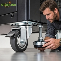 Armoire de serveur Starlink 32U 19 pouces 600*600mm, armoire réseau verrouillable pour télécommunications et centre de données