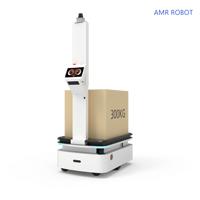 Robot mobile intelligent de levage à double laser AMR 300 kg avec navigation LiDAR pour usines de fabrication
