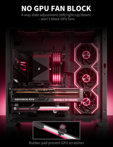 <span class=keywords><strong>Support</strong></span> de <span class=keywords><strong>carte</strong></span> <span class=keywords><strong>graphique</strong></span> en alliage de zinc <span class=keywords><strong>upHere</strong></span> GL7 GPU - Product Image 3