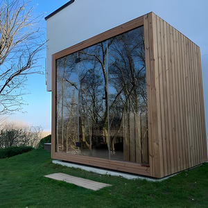 Sauna Esterna Tradizionale di Lusso in Legno Massiccio con Infrarossi 6kw per 2 3 4 6 Persone per Uso Invernale - Product Image 6