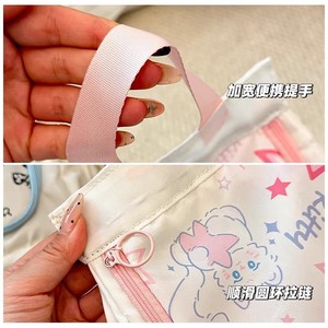 Sac à chaussures portable mignon à double couche, grande capacité, anti-poussière, sac de rangement pour voyages d'affaires et déplacements - Product Image 4