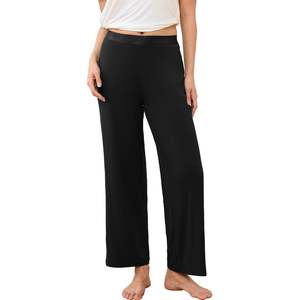 Pantalones de dormir clásicos de algodón para mujer, pantalones de dormir personalizados para mujer, bambú orgánico, fábrica de Vietnam, sostenible - Product Image 1