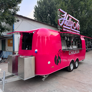 Kiosque à glaces mobile entièrement équipé, équipement de restauration en acier inoxydable, camion de cuisine avec cuisine complète - Product Image 6