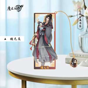 Atacado Novo 10CM Mo Dao Zu Shi Lan Dos Desenhos Animados <span class=keywords><strong>Wang</strong></span> Ji Anime Liga Broche Emblema Marcador Wei <span class=keywords><strong>Wu</strong></span> Xian - Product Image 1