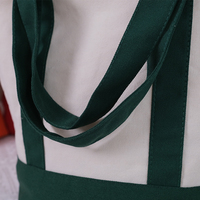 Sac fourre-tout en toile en gros, sac de courses réutilisable, sac à bandoulière pour femme avec blocs de couleur, logo personnalisé, écologique, directement de l'usine