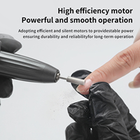 Ponceuse à ongles électrique professionnelle portable pour manucure et pédicure, avec embouts et stylo de gravure