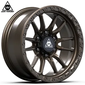 OEM 18 inch Customized Bronze Color 6 Holes 4x4 Alloy forged Wheels Off Road