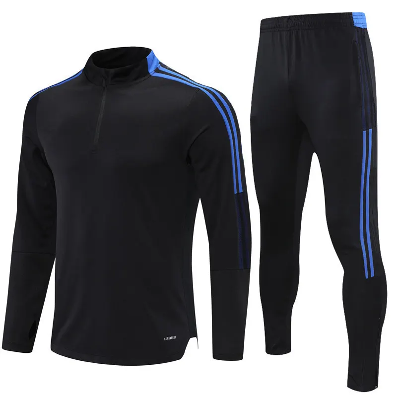 Custom New Arrival Track Suit Soccer Men Tracksuit Long Sleeves Club Soccer Jacket Tracksuit