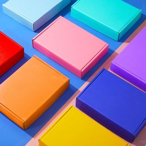 Hộp giấy biểu tượng tùy chỉnh OEM vận chuyển hộp và bao bì in ấn sóng gửi thư Hộp giấy cho packiging - Product Image 3