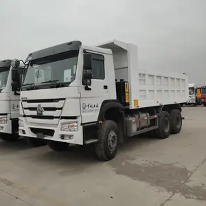 משמש משאית חדש Sinotruk Howo משאית טיפר 6X4 8X4 אירו 4 371hp/400HP 10 גלגל שני ידיים Dump משאית