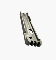 Rail de guidage linéaire et ensemble de blocs coulissants en aluminium usinés sur mesure par CNC pour équipement d'automatisation
