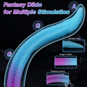 Bagliore nel buio anale serpente drago giocattolo, flessibile <span class=keywords><strong>in</strong></span> Silicone anale <span class=keywords><strong>Plug</strong></span> per uso adulto, principiante alla formazione anale avanzata - Product Image 3
