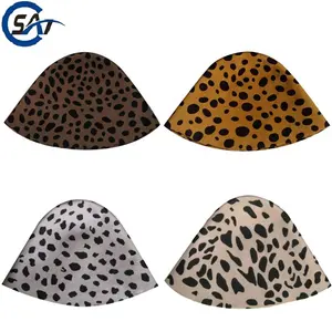 Wool Felt Hat Body, Printing cow pattern