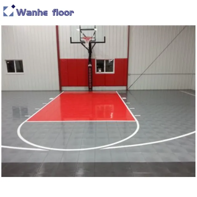Polyurethane basketball court sports flooring Synthetic flooring tennis court with lines